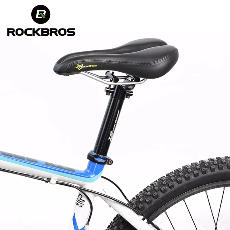 Велосипедное седло ROCKBROS велосипедное для горной дороги MTB мягкое стальное полое