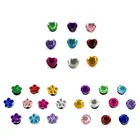 50 шт.лот модные подвески для обуви из ПВХ с цветами и кристаллами, аксессуары для обуви, украшения для обуви, подходят для сабо, обуви, рекламный подарок