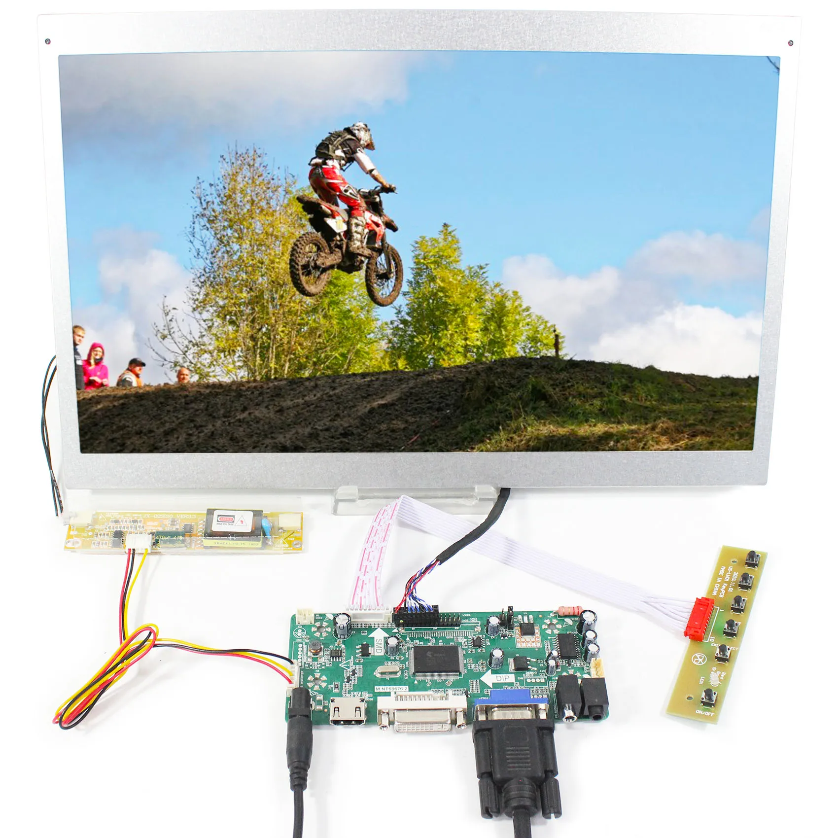 

15" display screen M150EW01 V0 15inch 1280 720 LCD Screenwork with HD MI VGA DVI LCD Controller Board