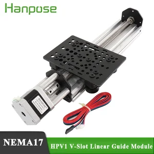 nema17 stepper motor hpv1 v slot linear actuator bundle t8 lead screw z axis router kit reprap 3d printer sapre parts free global shipping