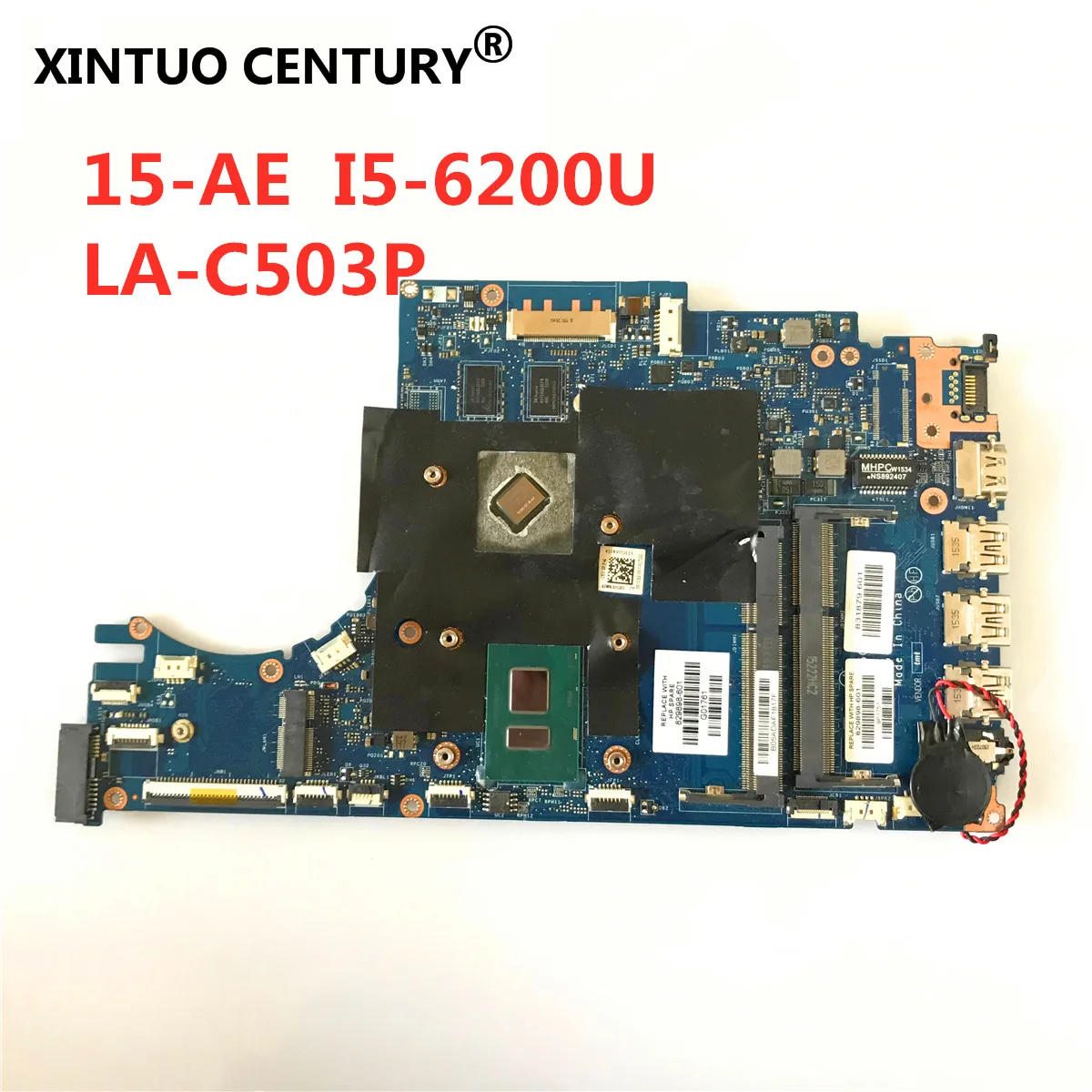 

LA-C503P Mainboard FOR Laptop HP Envy 15-AE Laptop Motherboard SR2EY I5-6200U 850634-601 850634-001 850634-501 ASW50