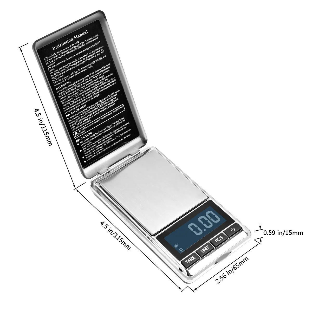 

0.01g/200g Mini Digital Scale Portable Electronic LCD Kitchen Sacle