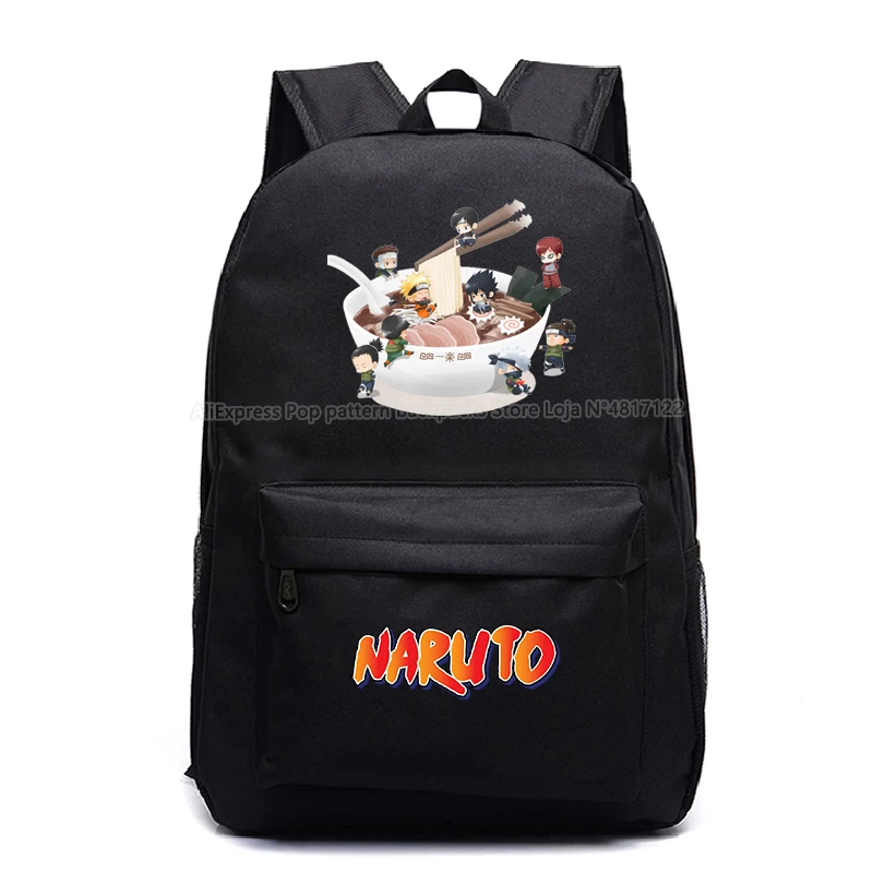 

Children Anime Naruto Backpacks Kids Funny Uchiha Itachi Sasuke Schoolbag Unisex Teens Travel Bagpack Boys Girls Laptop Bags