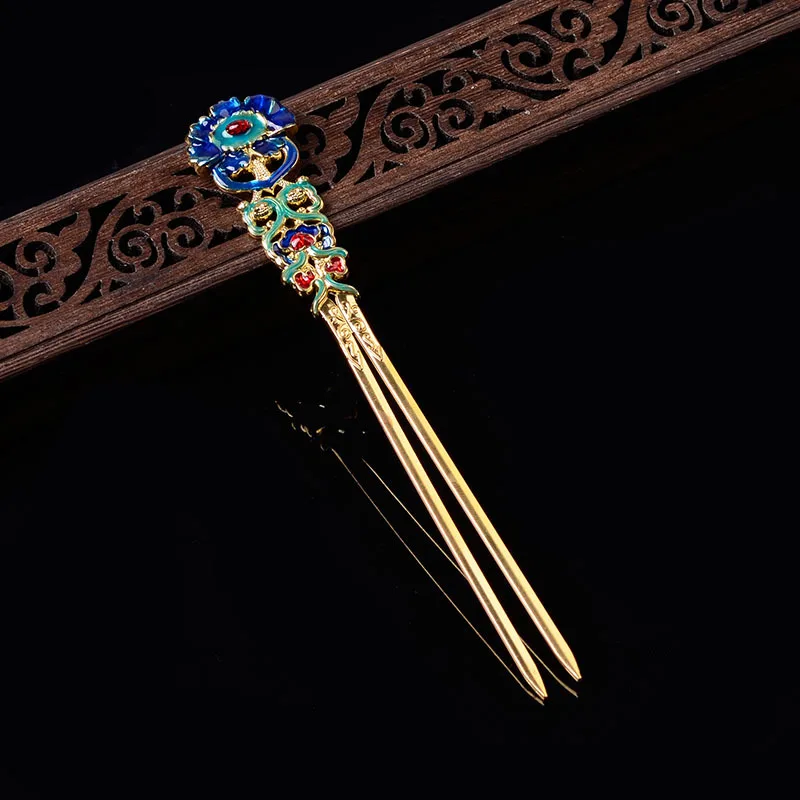

1pc DIY craft supplies for hair jewelry vintage Chinese hairpin for wedding gift