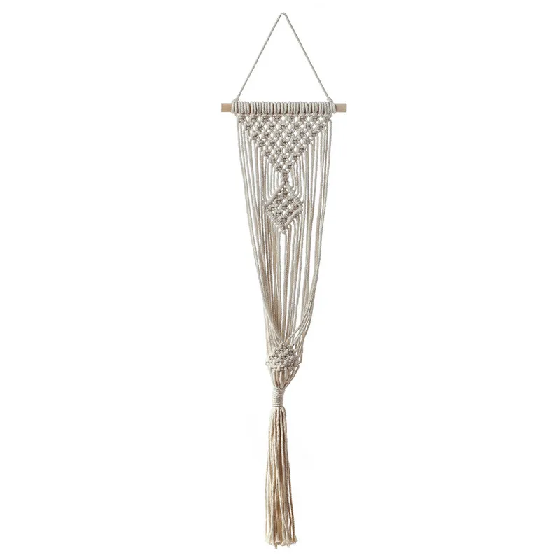 

Cotton Hanging Baskets Handmade Plant Hanger Flowerpot Holder Basket Hanging Flowerpot Net Vintage Macrame Plant Hangers 82cm