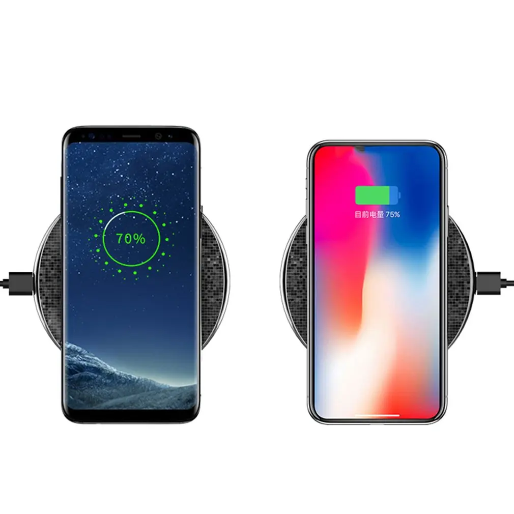Qi интеллигентая (ый) быстрой смены ультра тонкий QX130F 10W 360 градусов Беспроводной