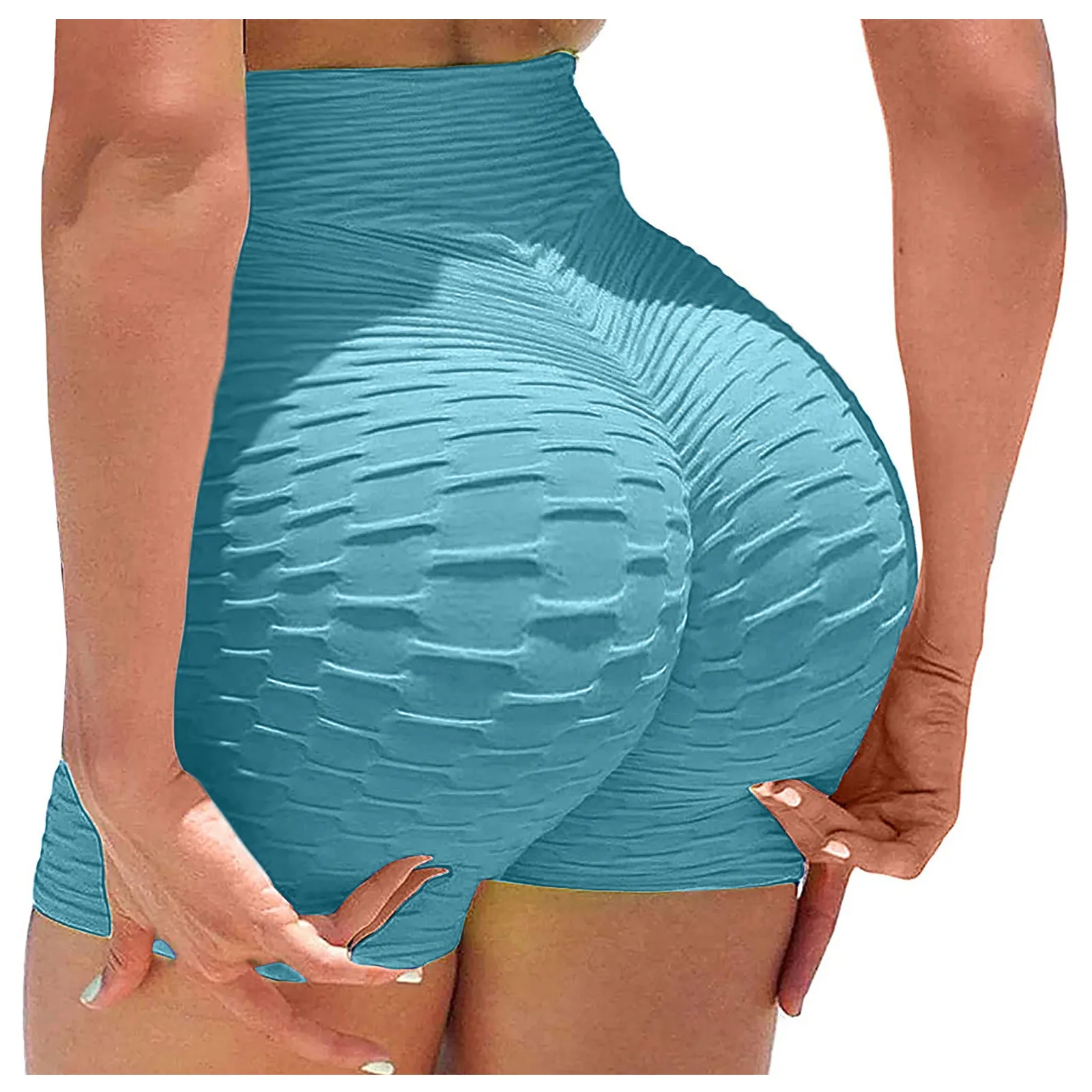 2021 femmes Taille Haute Short Base Glissement Vélo Compression Jambières D'exercices Short de Yoga Pantalon 2021 Dames d'été Shorts D'entraînement