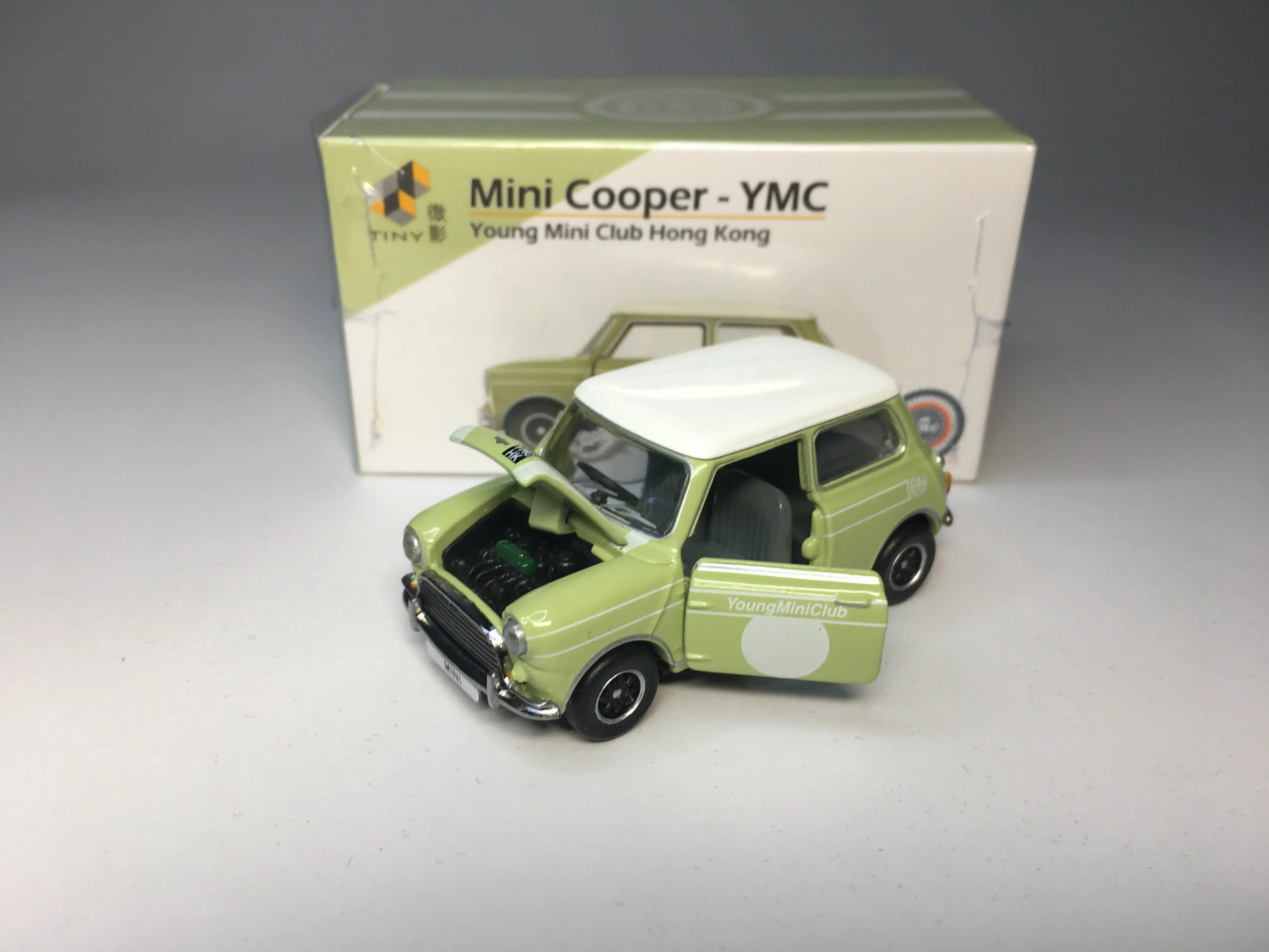 

Tiny 1/50 Mini Cooper YMC Die Cast Model Car Collection Limited