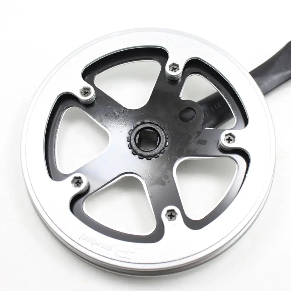 Складной велосипедный Кривошип 40T односкоростная звездочка 152 мм из алюминиевого