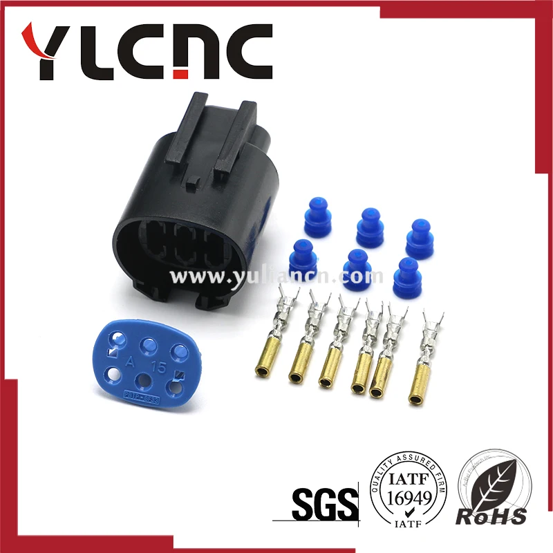 

HIGH QUALITY 6 Pin auto electric housing plug waterproof wiring harness female connector