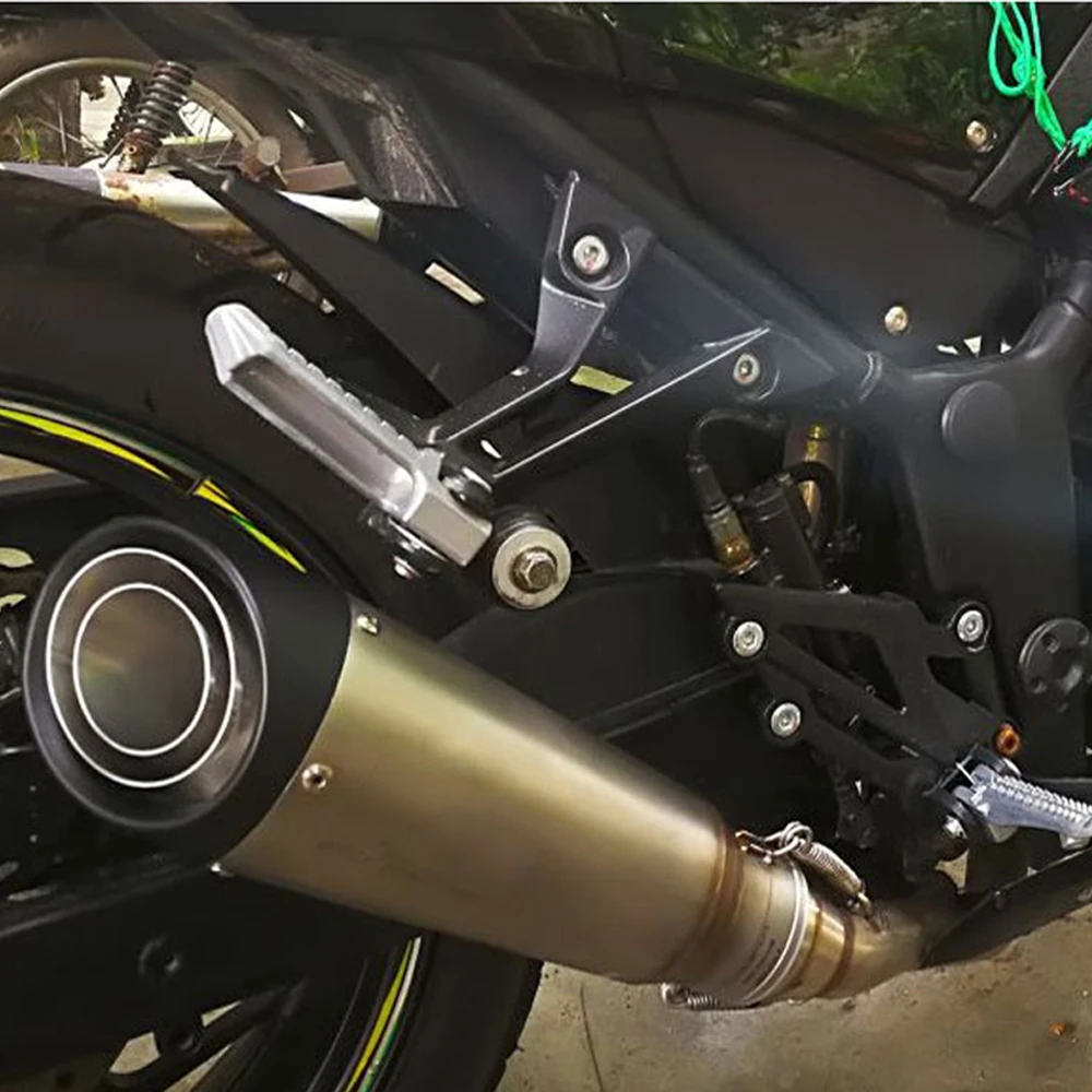 

Motorcycle Exhaust Pipe SC Racing Project Escape Moto Modified Muffler For Cafe Racer pcx fz6 mt 07 msx125 g310gs tmax 530 er6n