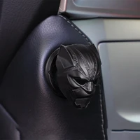 car interior engine ignition start stop push button decoration sticker for black panther 3d automotive interior stickers