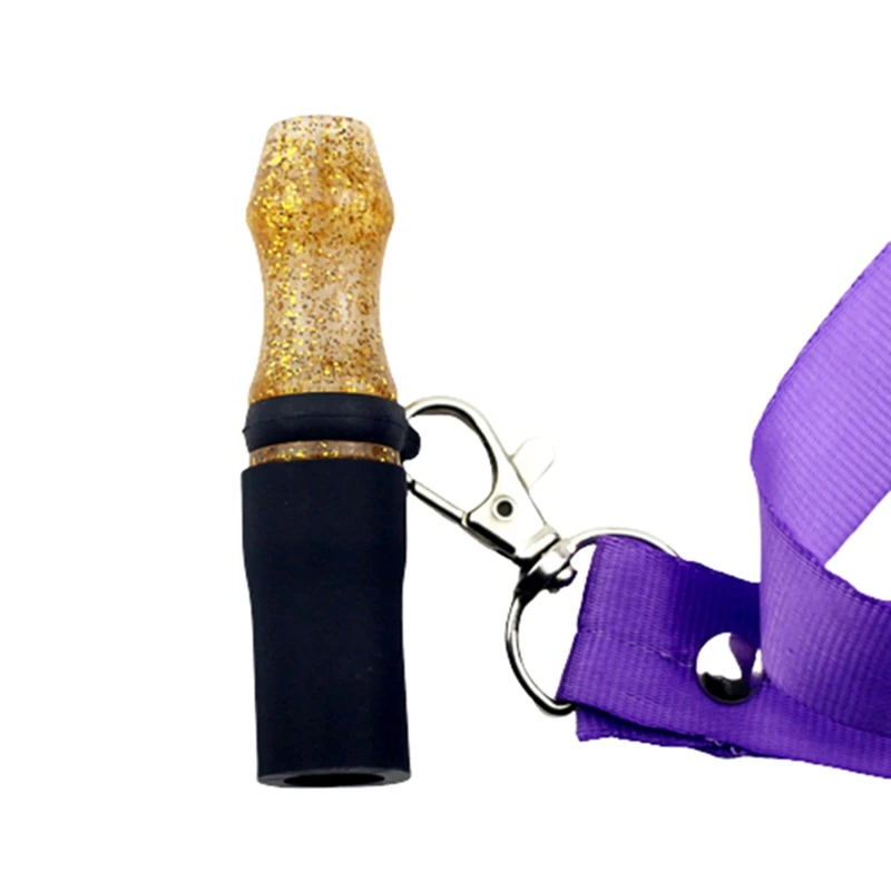 Gold Hang Rope Strap Hookah Mouthpieces Shisha Resin Mouth Tip Hookah Sheesha Chicha Narguile Hose Wholesale Drop Shipping - Цвет: Gold