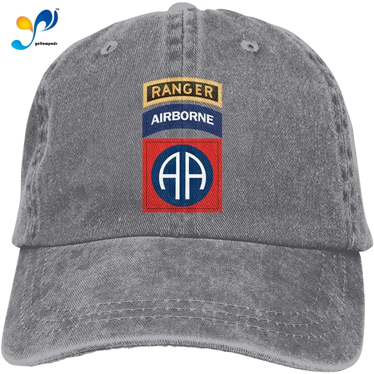 

82nd Airborne With Ranger Unisex Baseball Cap Cowboy Hat Dad Hats Trucker Hat