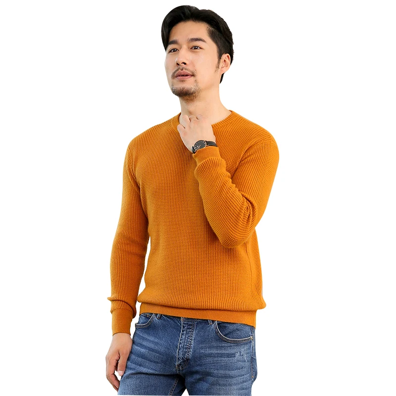 

Smpevrg autumn winter men sweater O-neck long sleeve men pullover knitted sweater men jumper pullover male knit tops soft warm