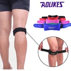 Регулируемый спортивный бандаж AOLIKES для поддержки колена для бега на открытом воздухе, 1 шт., бандаж для коленной чашечки, стабилизатор для баскетбола, защита от повреждений