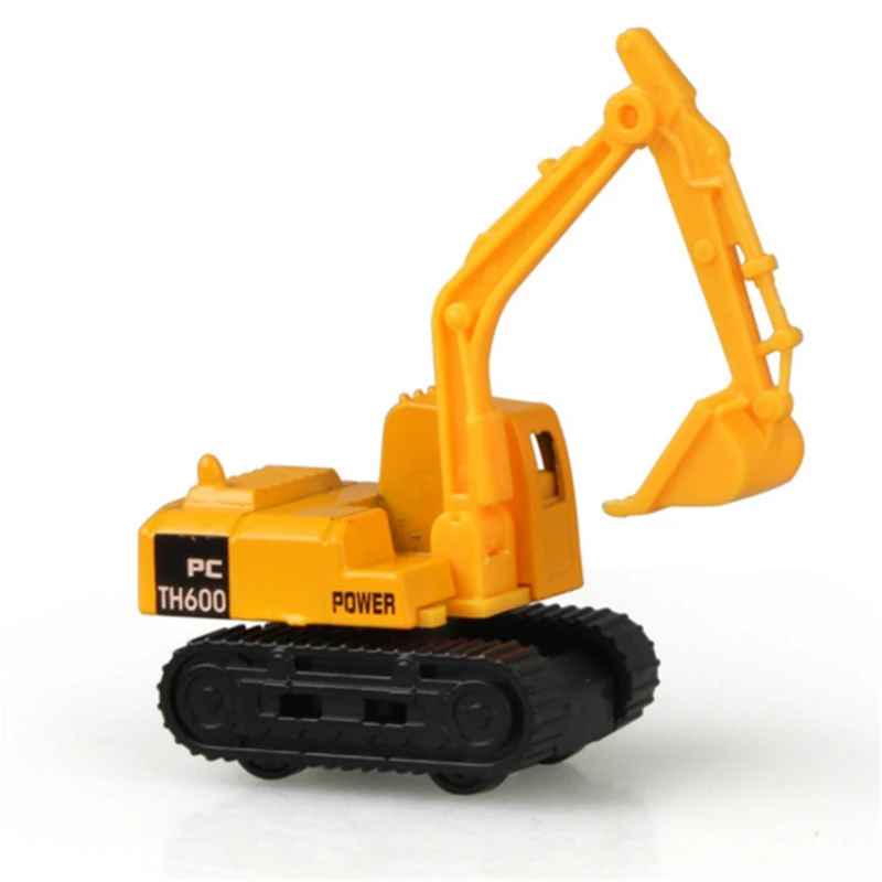 Children Model Toy Mixer Bulldozer Mini Engineering Excavator Road Roller Remote Control Crane Vehicle Exquisite Simple | Игрушки и