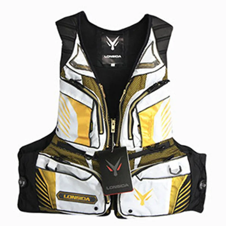LONSIDA спасательный жилет для рыбалки портативный плавающий профессиональный