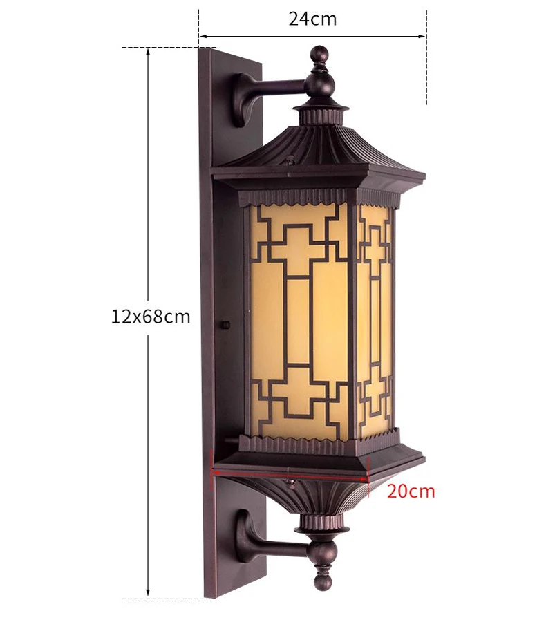 Уличный настенный светильник для ограждения балкона водонепроницаемый уличный