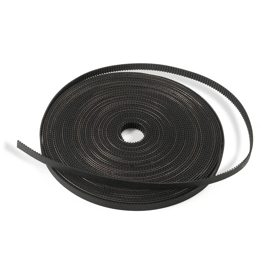 1M/2M/5M/10M GT2 PU Timing Belt Rubber 2GT 6mm 3D Printers Parts Synchronous Belts