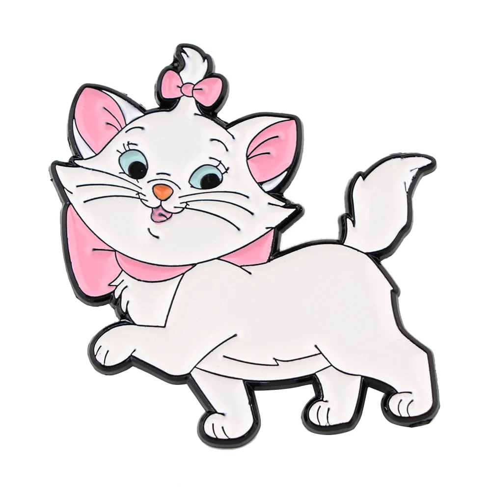 L2365 Marie Cat Cute Collection Enamel Pins for Clothes Badg