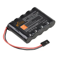 6v radio receiver battery for futaba rc toy car airplane helicopters servo controller radio transmitter with hitec connector
