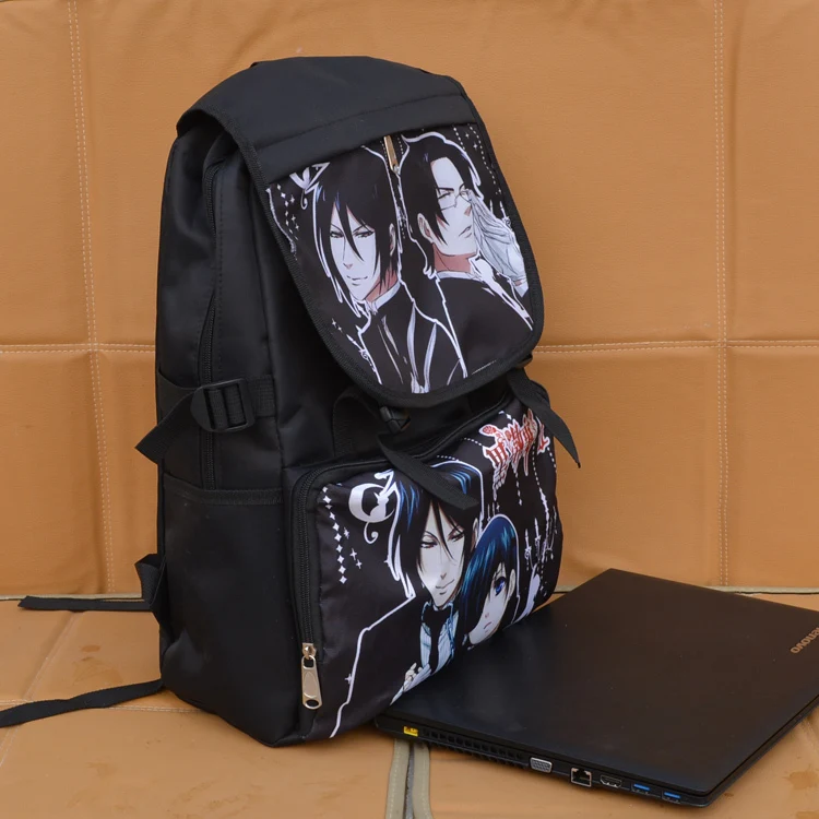 Аниме Черный Дворецкий Косплей рюкзак Себастиан Микаэлис мультфильм