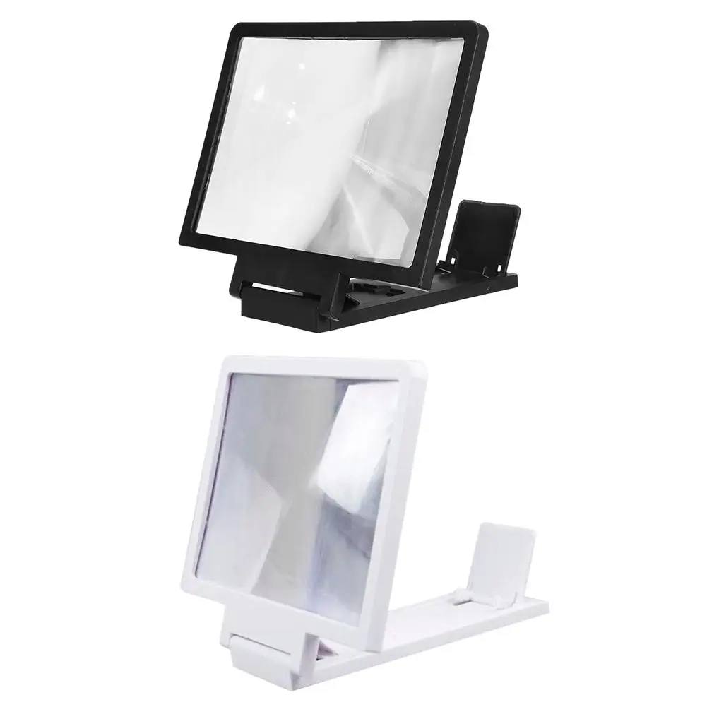 

3D Mobile Phone Screen Magnifier Amplifying Stand Movie Portable Foldable Desktop Bracket Glass Smartphone Holder
