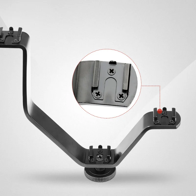 Многофункциональный держатель для микрофона 3 в 1 с v образным креплением камеры