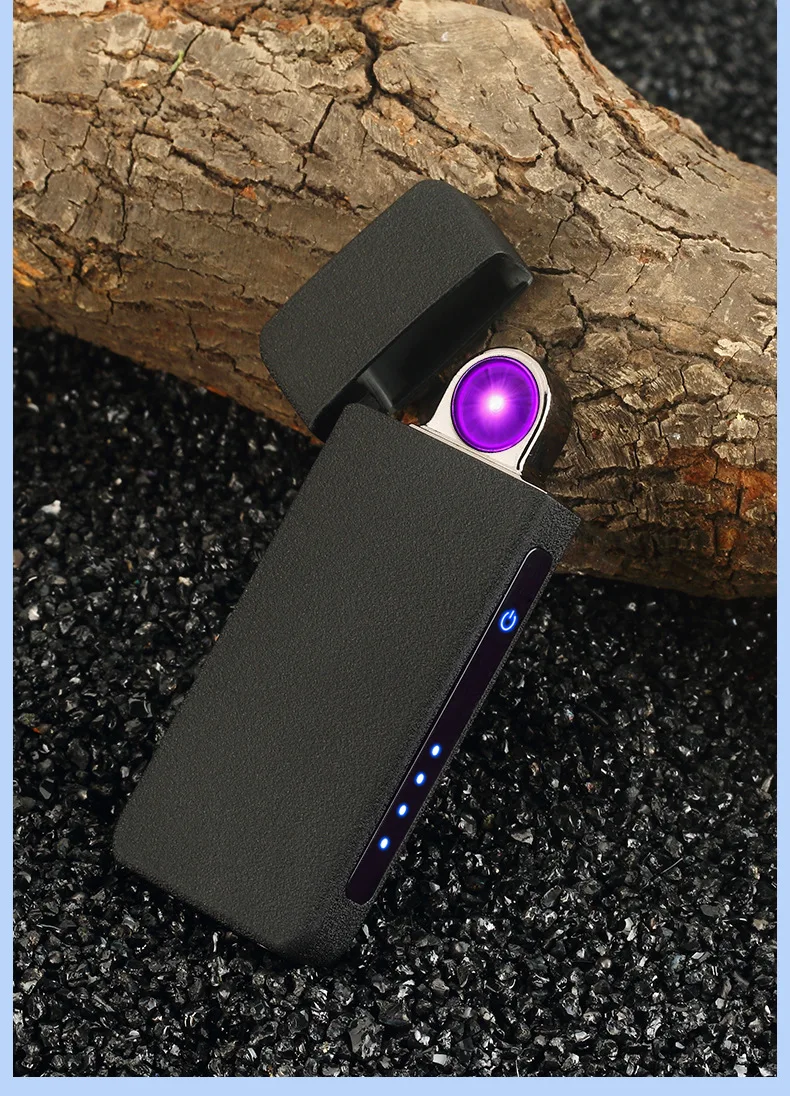 Новая креативная вращающаяся зажигалка с аркой для сигарет Usb зарядка металлические ветрозащитные зажигалки импульсная плазменная Зажигалка гаджеты для мужчин