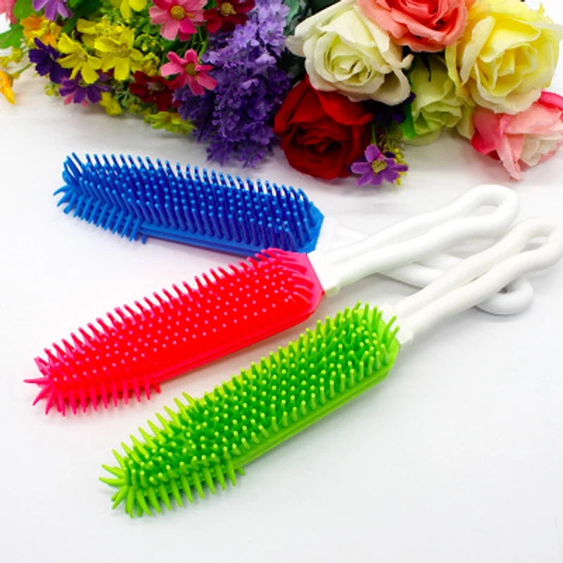 Мягкая силиконовая Расческа для домашних собак кошек щенков волос щетка