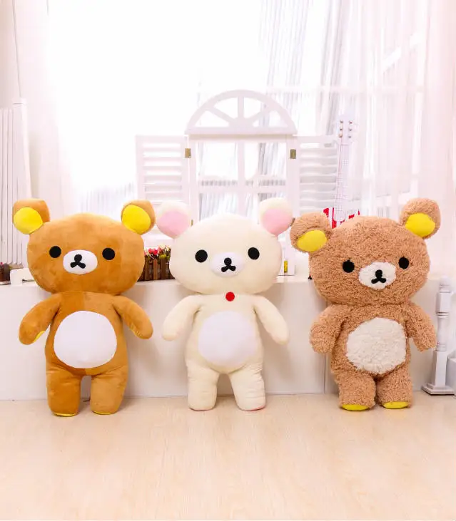 5 размеров Rilakkuma плюшевая игрушка милый медведь мягкая подушка в виде животного