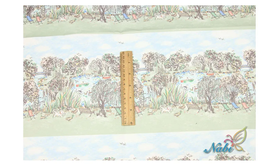 SMTA 50*140 см, хлопковая ткань, Лоскутная Ткань по метру, ткань для шитья, для пэчворк, Европейский мультфильм