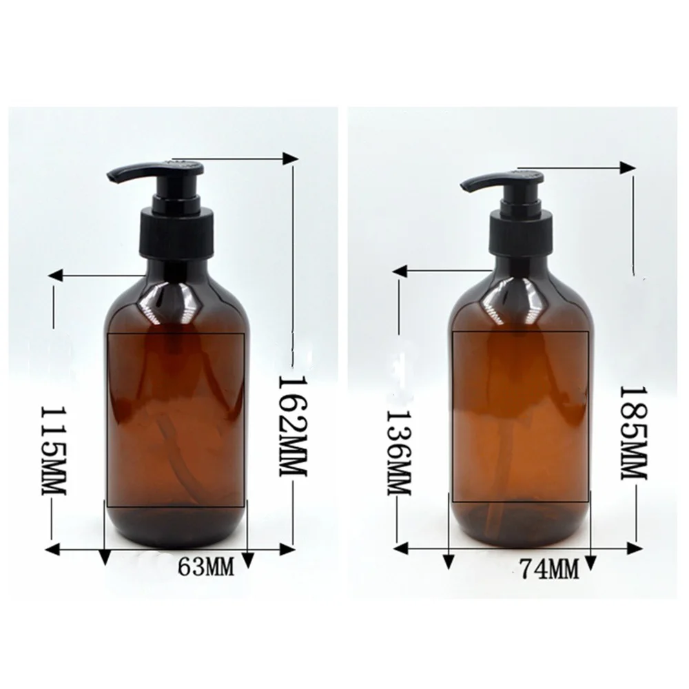 

6Pcs 300ml Lotion Bottle Shampoo Container Bottle Hand Sanitizer Bottle Portable Pump Bottle Empty Storage Container (Green