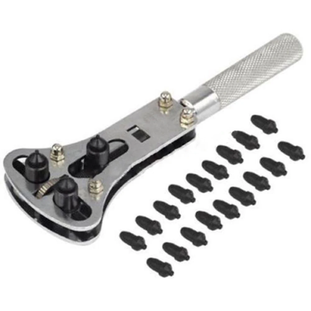 Watch Repair Tools Kit Wrist Watch Case Opener Adjustable Screw Back Remover Wrench Repair Tool Watch Case Opener Wrench Watch