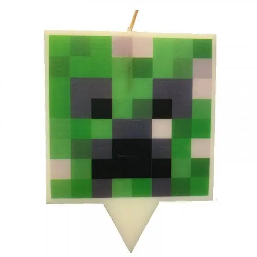Свеча для торта Майнкрафт &quotКрипер&quot Minecraft | Дом и сад