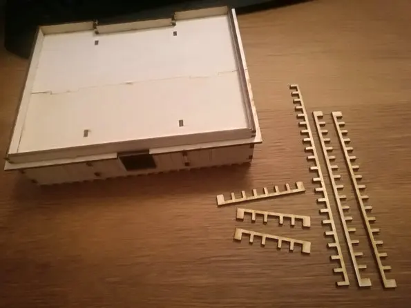 Настольные игры DIY кукольный домик миниатюрная деревянная сцена модель с 28 мм соотношение 1:56 для японских воюющих штатов Размер 22*18*12 см