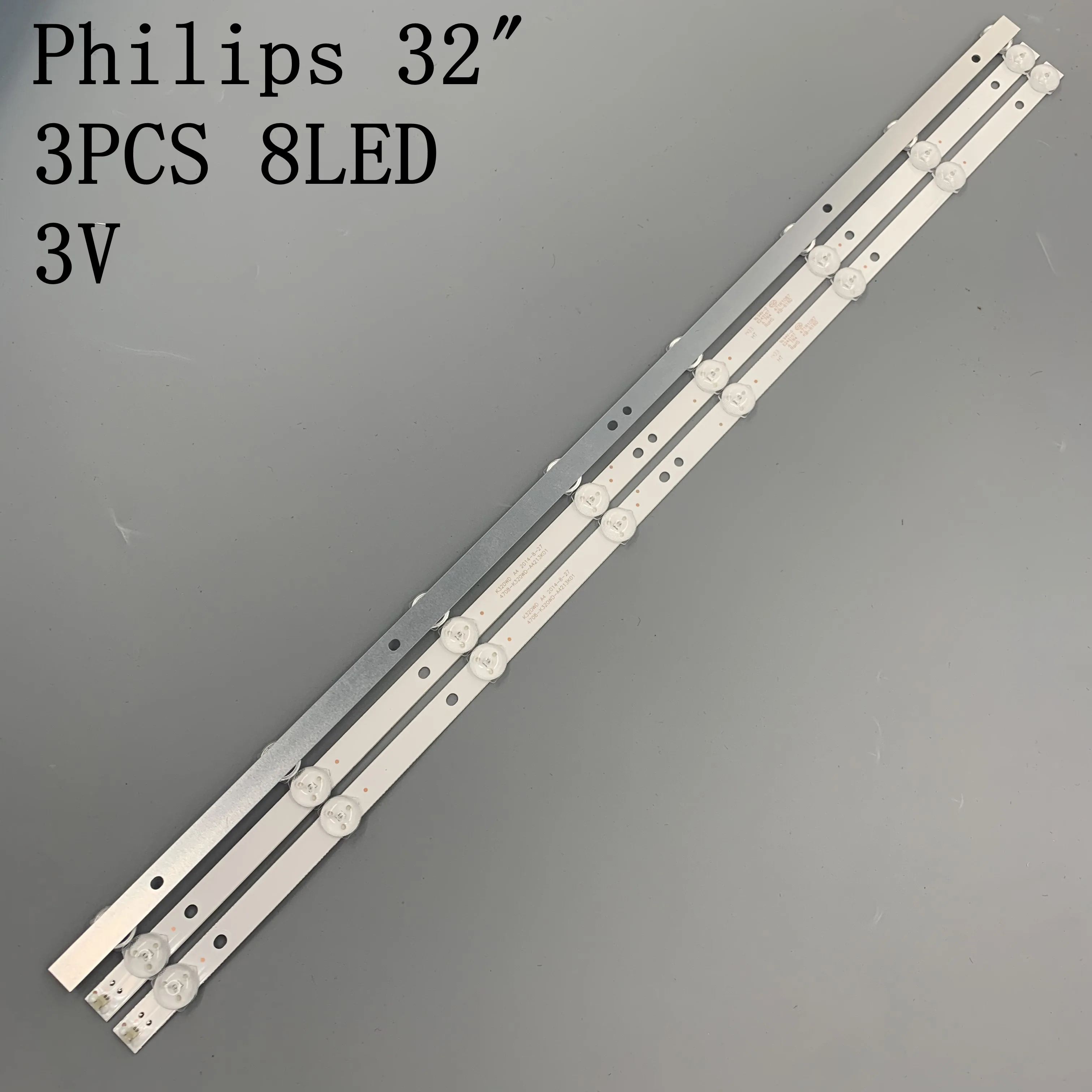 

620mm 8 LED Backlight Lamp for 4708-K320WD-A2213K01 LE32D59 32PFL3045 K320WD6 471R1055 32PFL3045/T3 LE32D8800 D32KH1000 K320WD1