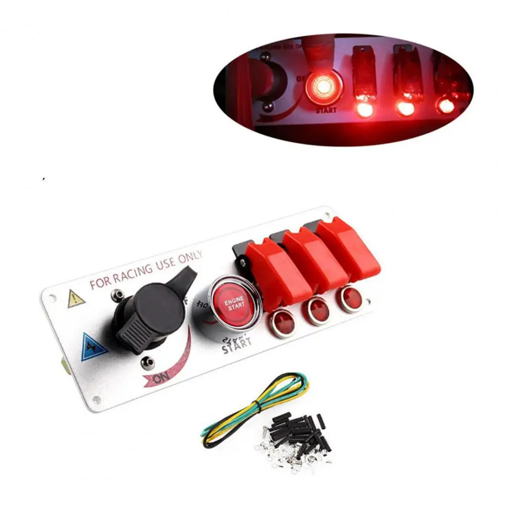 

1 Set Car Ignition Switch Effective Reliable Lightweight Engine Start Push Button Racing Car Ignition Switch Panel for Sport Car