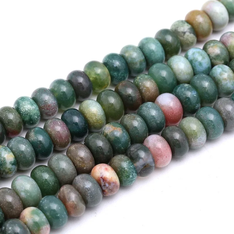 

4~10mm Natural Stone Colorful Agate Crystal Tiger Eye Lantern-shaped Loose Beads for Jewelry Making DIY Bracelet Necklace 15"