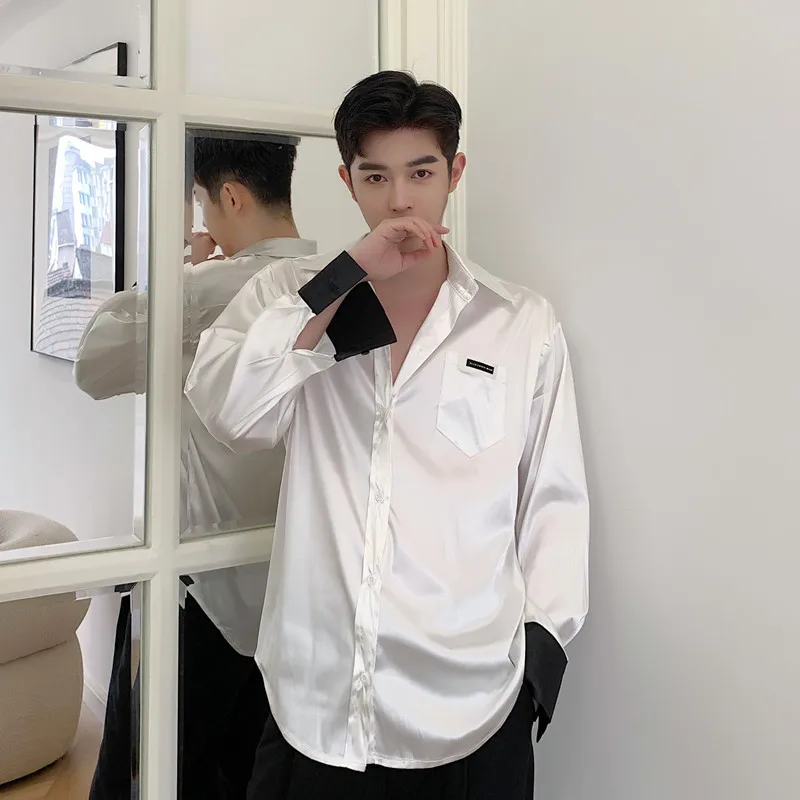 Мужская шелковистая ткань галстук в стиле колледжа Ретро стиль модная