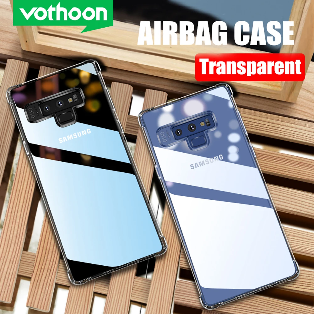Противоударный прозрачный чехол Vothoon для Samsung Galaxy S20 ultra S10 Plus S9 S8 Note 8 9 10 20