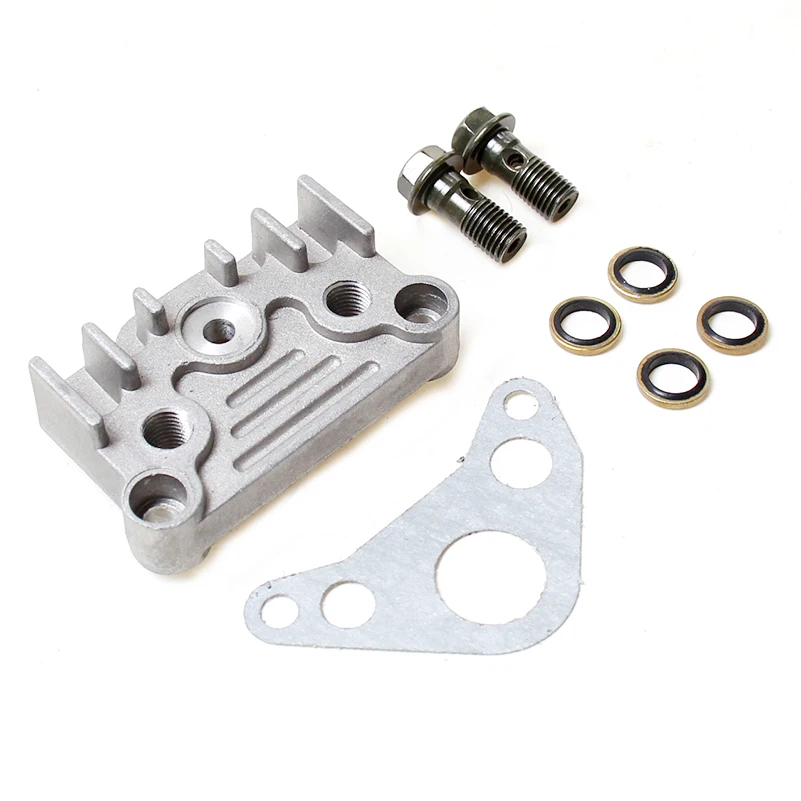 CNC масляный радиатор адаптер охлаждения крышка цилиндра для мотоцикла питбайка