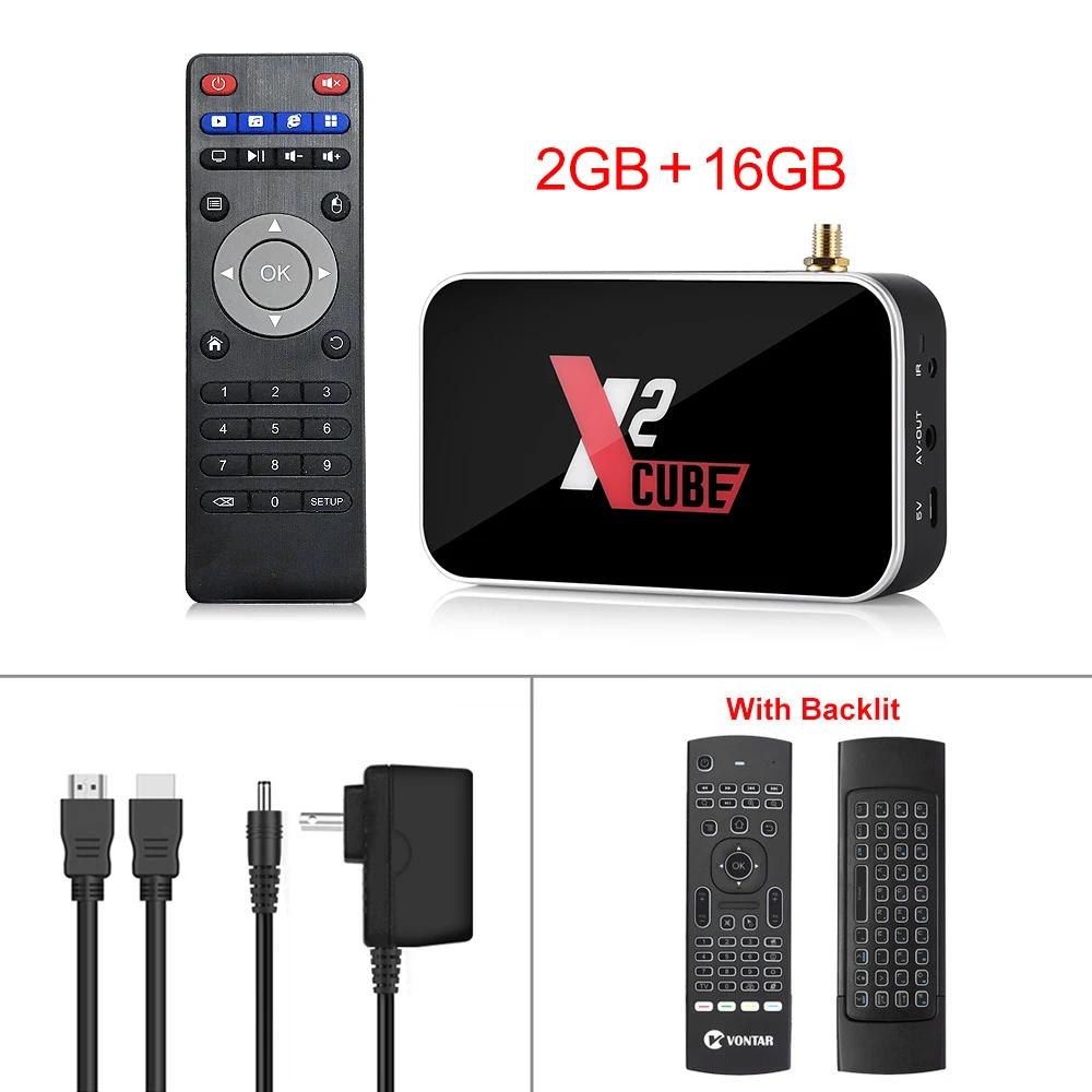 2GB 16GB MX3 X2 Pro Smart tv Box 4 Гб ram DDR4 32 ГБ Android 9,0 tv Box S905X2 X2 cube 2 Гб 16 Гб медиаплеер 2,4G/5G WiFi 1000M 4K PK Ugoos x2 - Цвет: 2GB 16GB MX3