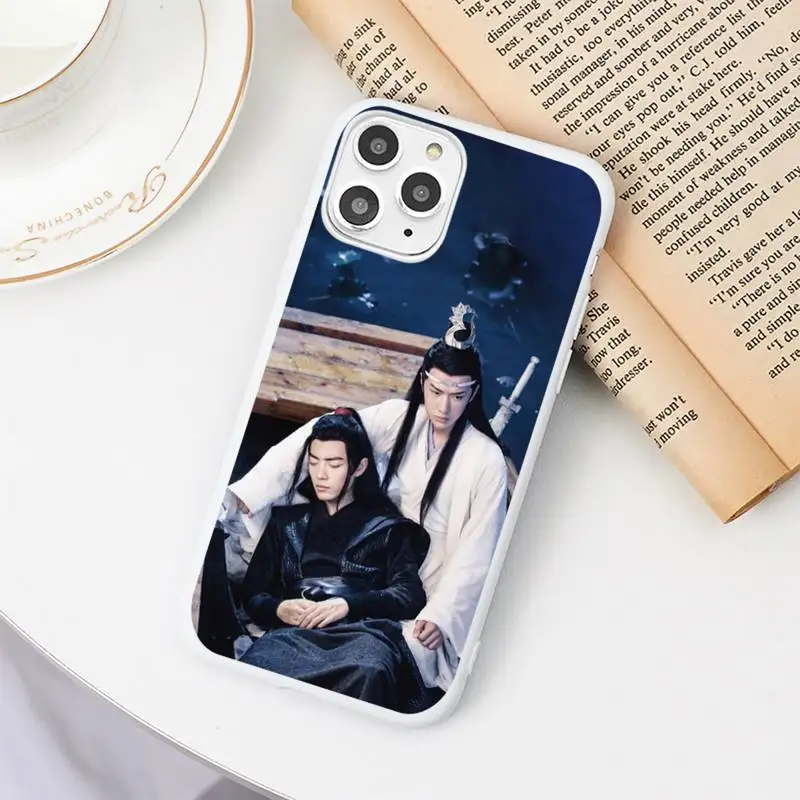 

ChenQingLing Wang Yibo XiaoZhan Phone Case Candy Color White for iPhone 11 pro XS MAX 8 7 6 6S Plus X 5S SE 2020 XR