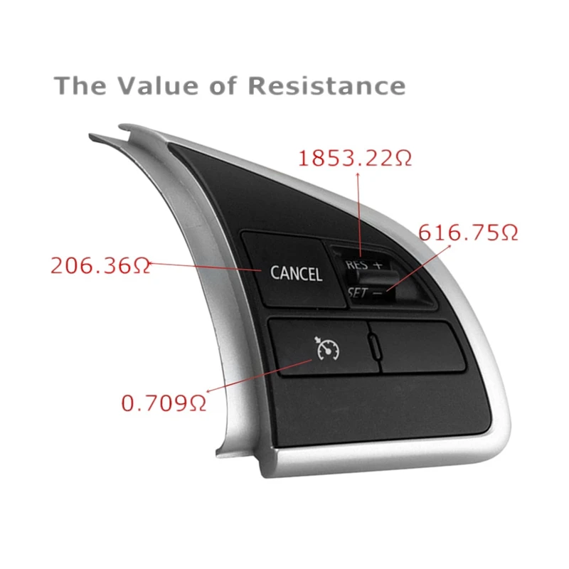 Steering Wheel Right Button Cruise Media Player Control Switch for Mitsubishi L200 2015 Eclipse Cross 2016-2018 8602A058 8616A0 |