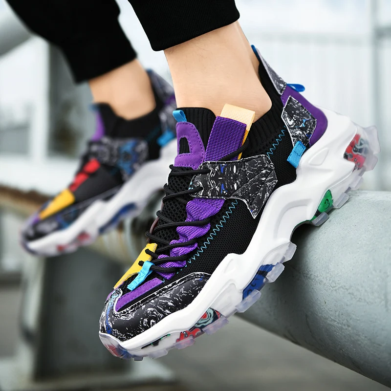 Shoes men Sneakers Male casual Mens tenis Luxury shoes Trainer Race Breathable fashion loafers running for |