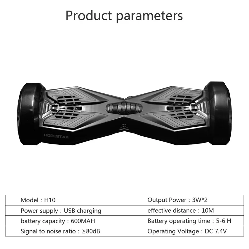 Портативная уличная балансировочная Автомобильная Bluetooth колонка TF карта памяти