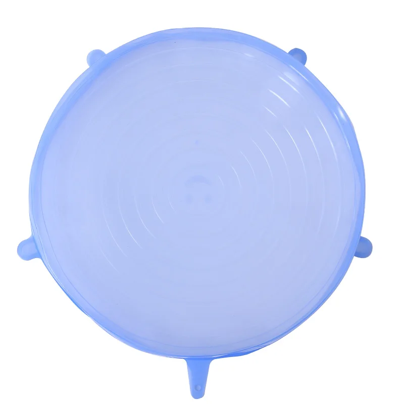 6/12 шт Пищевая силиконовая крышка колпак универсальные силиконовые крышки для