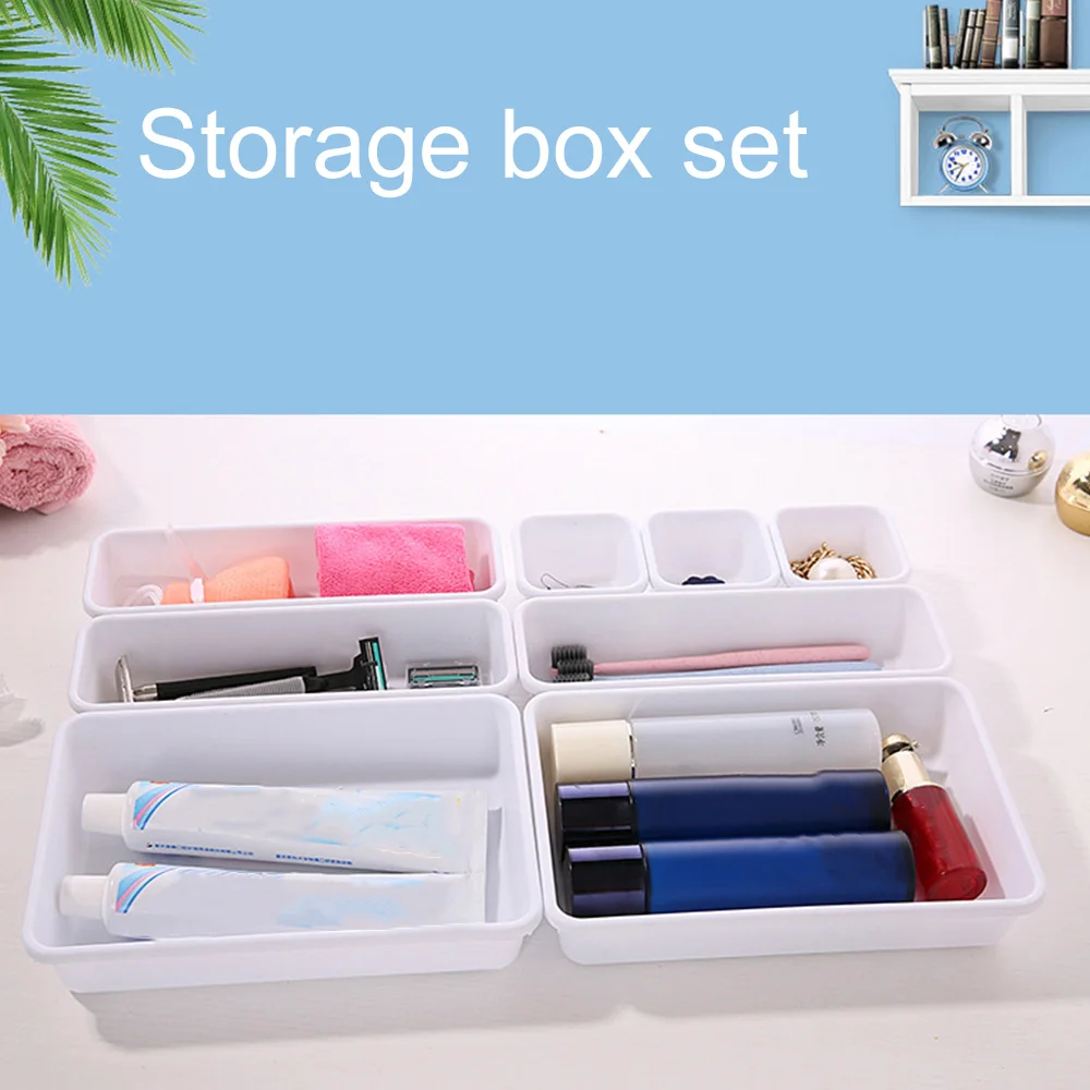 8 шт. DIY Комбинации ящик для хранения стол органайзер Украшений Макияж настольная